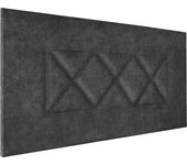 Cabecero tapizado ares| cabezal acolchado | tapizado en teijdo alta gama acuaqulin antimanchas | color marengo | medida: 110x55x3cm (cama 105 cm)