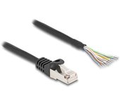 Delock 80207 cable rj50 macho a extremos abiertos s/ftp 3 m negro