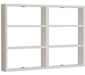 Estantería de pared con 6 baldas h60 cm - joy