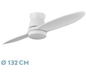 Ventilador 24w nordic blanco ø132