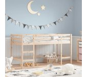 Escalera para cama entreplanta infantil 90x200 cm madera maciza de pino