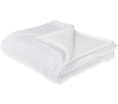 Beliani manta bjas 200 x 220 cm blanco
