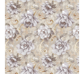 Papel pintado florales en colores opacos