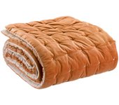 Elise plain bed runner rust 90 x 240 cm rust 90 x 240 cm vivaraise