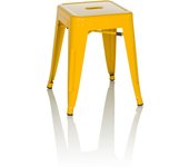 Taburete vantaggio métalico amarillo hjh office