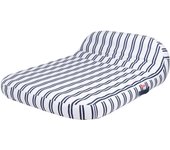 Flamingueo tumbona doble hinchable flotador piscina pvc azul