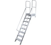Escalera ktl max escalera ktl de acceso con plataforma 45º 6 escalones