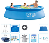 Paquete de piscina - intex - alrededor - 305x305x76 cm + accesorios a550