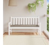 Cojín exterior | cojín de banco de jardín tela oxford gris taupé 150x50x7 cm cfw64101