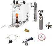 Kit completo: dispensador de cerveza pygmy 25 enfriador seco de 1 línea, 35 litros/h, keg:type m