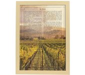 Poster de la rioja. láminas de comunidades autonomas de espana. marco blanco - a3