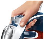 Bosch tda5029010 plancha plancha a vapor suela de ceramicglide azul rojo blanco 2900 w