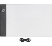 Tablero de luz led con sensor táctil para estuches de lápices, rotuladores y bolígrafos