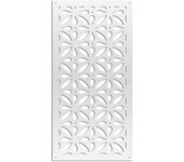 Televisión - panel de pvc perforado - parasol - tamaño 73x148 cm - espesor 1 cm - color blanco