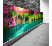 Pantalla de privacidad para balcón - 90x225 cm - cascadas