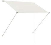 Toldo retráctil 150x150 cm crema