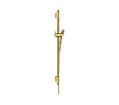 Hansgrohe barra de ducha hansgrohe unica s puro 65 cm con flexo de ducha, oro pulido (28632990)