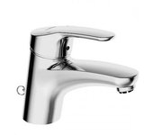 Mezclador de lavabo hansa hansamix, de baja presión, para calentadores de agua abiertos, sin desagüe automático, proyección: 141 mm, 01111183