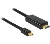 Cable premium mini displayport 1.1a a hdmi 1.3 (full hd 1080p) / negro - 2 metros
