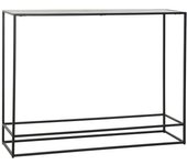 Consola aluminio 110x25x84 dorado