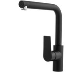 Galindo 4608816 aroha grifo de cocina caño 90 negro
