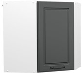Vicco armario colgante de esquina r-line, antracita casa de campo, 57 cm