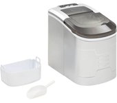 Máquina para hacer cubitos de hielo 2,4 l 15 kg / 24 h plateado