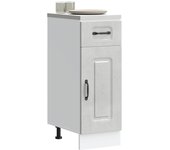 Mueble de cocina kalmar gris hormigón madera contrachapada