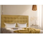 Cabecero cama oslo largo tapizado tejido antimanchas mostaza 105*125