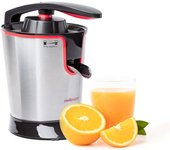 Exprimidor eléctrico mellerware juicy! - 300w | vertido contínuo | sistema antigoteo | conos intercambiables red