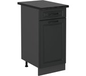 Vicco mueble bajo de cocina r-line, antracita casa de campo, 40 cm , et antracita