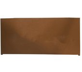 Tapa/cubierta para cajas alaka corten cm 107,5 × 48,5 x 42 h tecnokit