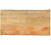 Tablero 100x60x2,5 cm borde vivo madera maciza de mango