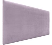 Dhome cabecero de terciopelo liso alta gama moderno cabezal tapizado cama lujo dormitorio acolchado (salmón, 105x50cm)