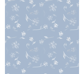 Papel pintado floral en nubes