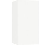 Mueble de tv de contrachapado blanco 30,5x30x60 cm