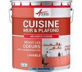 Pintura lavable para cocina, pared y techo: arcadeco cocina - 2.5 l azul pastel - ral 5024 - arcane industries