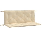 2 piezas cojín exterior | cojines de banco de jardín tela oxford beige 120x50x7 cm cfw91253