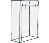 Invernadero de jardín terzigno acero pvc 100x50x150 cm transparente [en.casa]