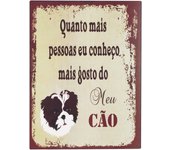 Origen home decor placa pared gato placas metal | placa de metal multicolor rectangular - 33x25x1cm
