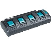 Makita dc18sf chargeur à 4 stations de charge pour batteries de 14,4 jusqu'à 18 volt ( 196426-3 )