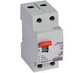 Interruptor diferencial superinmunizado legrand 402059 rx3 para vivienda 2 polos 25 a 30ma