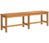 Banco de jardín | banco de exterior | silla de jardín madera maciza de acacia 150x35x45 cm cfw363617