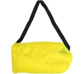 Tumbona inflable ligera y portátil, hamaca impermeable, cama de playa, piscina, flotador para exteriores, color amarillo