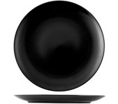 4x plato de gres negro h&h denver dish cm26
