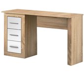 Mesa de escritorio lara cambria - blanco 120 x 72 x 50 cm