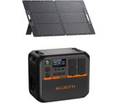 Kit de estación de energía profesional bluetti ac200pl con panel solar de 100 w, 2304 wh y power station de 4 ac de 2400 w