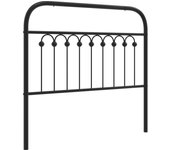 Cabecero，cabecero de cama，panel de cabecera de metal negro 100 cm cfw60013