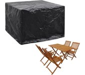 Vidaxl cubierta para muebles de jardín 8 ojales 122x112x98 cm