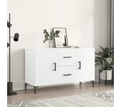 Aparador | aparador de comedor | armario de cocina de madera de ingeniería blanco 100x36x60 cm cfw29958